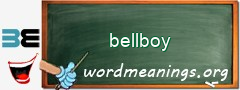 WordMeaning blackboard for bellboy